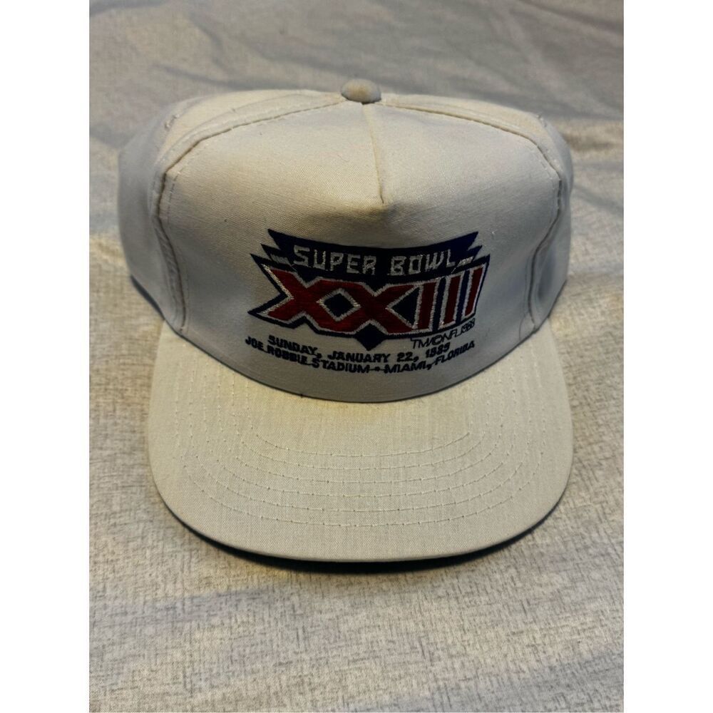 SF 49ers Super Bowl XXIII 23 1989 San Francisco Hat Vintage Cincinnati Bengals